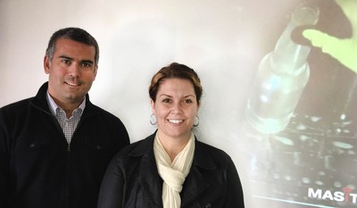 Pablo Asiron new Executive Vice-President of Global Business Development of Moncton-based MASITEK Instruments Inc. and Tracy Clinch, President and CEO. MASITEK is the #1 global leader in virtual remote sensing technology. (CNW Group/MASITEK Instruments Inc.)