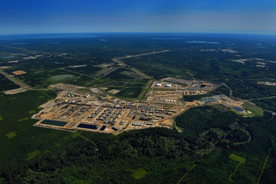 Cenovus's Christina Lake project in northern Alberta uses steam-assisted gravity drainage (SAGD) technology to produce oil. The process involves drilling into the reservoir and injecting steam at a low pressure to soften the oil so it can be pumped to the surface. (CNW Group/Cenovus Energy Inc.)