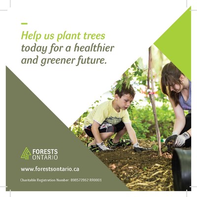 Until March 31st, visit a LCBO location across Ontario and donate to tree planting efforts with donation boxes in support of Forests Ontario. (CNW Group/Forests Ontario)