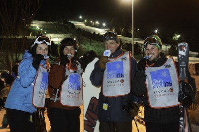 Leucan 12-Hour Ski Challenge Participants. (CNW Group/Leucan)