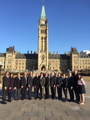 CISC National "Day on the Hill" delegation (CNW Group/Canadian Institute of Steel Construction)