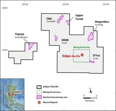 Figure 1 – OceanaGold FTAA Exploration Area (CNW Group/OceanaGold Corporation)