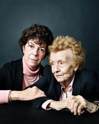 Alexandra and Eleanor Campbell, photographed by acclaimed portrait photographer, Christopher Wahl, as part of the Faces of Caregiving series by Elizz. Canadians are encouraged to follow #ElizzCaregiving on social media and visit elizz.com to view the collection and share their own personal photos and caregiving stories. (CNW Group/Saint Elizabeth Health Care)