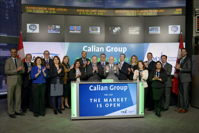 Kevin Ford, President and Chief Executive Officer, Calian Group Ltd., (CGY), joined Ungad Chadda, Senior Vice President, Toronto Stock Exchange to open the market. Calian was founded in 1982 as an Ottawa-based consulting firm, providing government and industry customers a range of service offerings, including: IT & Professional Services, Training, Health, and Systems Engineering and Manufacturing. Calian employs over 2,500 people with offices across Canada and projects that span domestic and international markets. Calian Group Ltd. commenced trading on Toronto Stock Exchange on September 15, 1993. For more information, please visit www.calian.com. (CNW Group/TMX Group Limited)