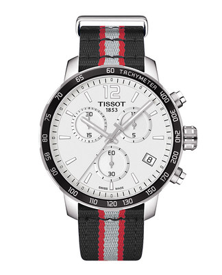 Tissot Quickster NBA Toronto Raptors Watch, front (CNW Group/Tissot)