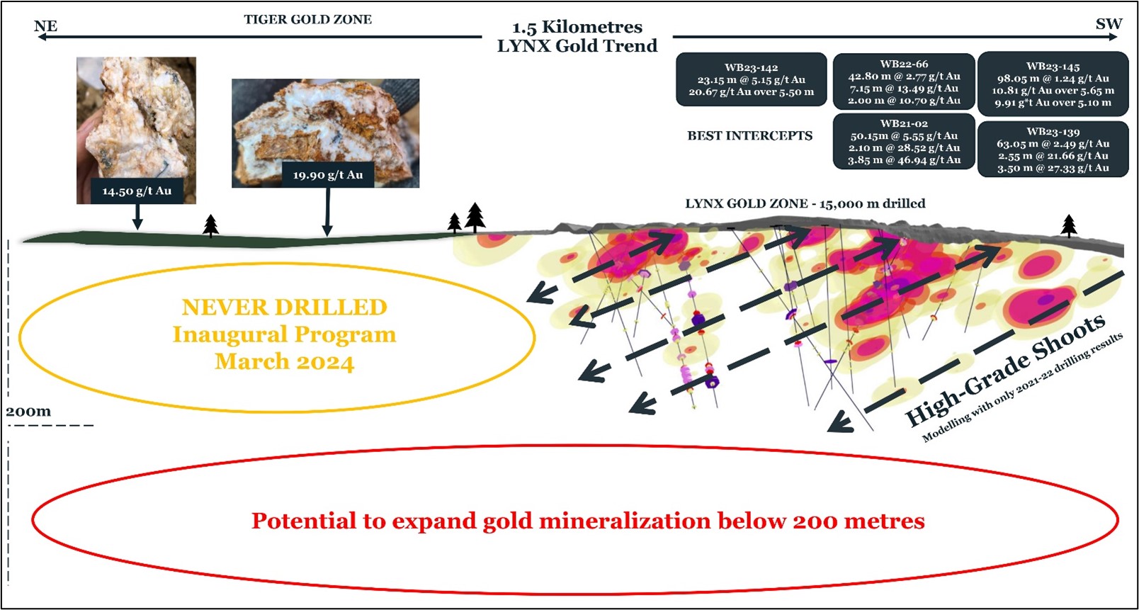 Highly prospective TGZ gold target