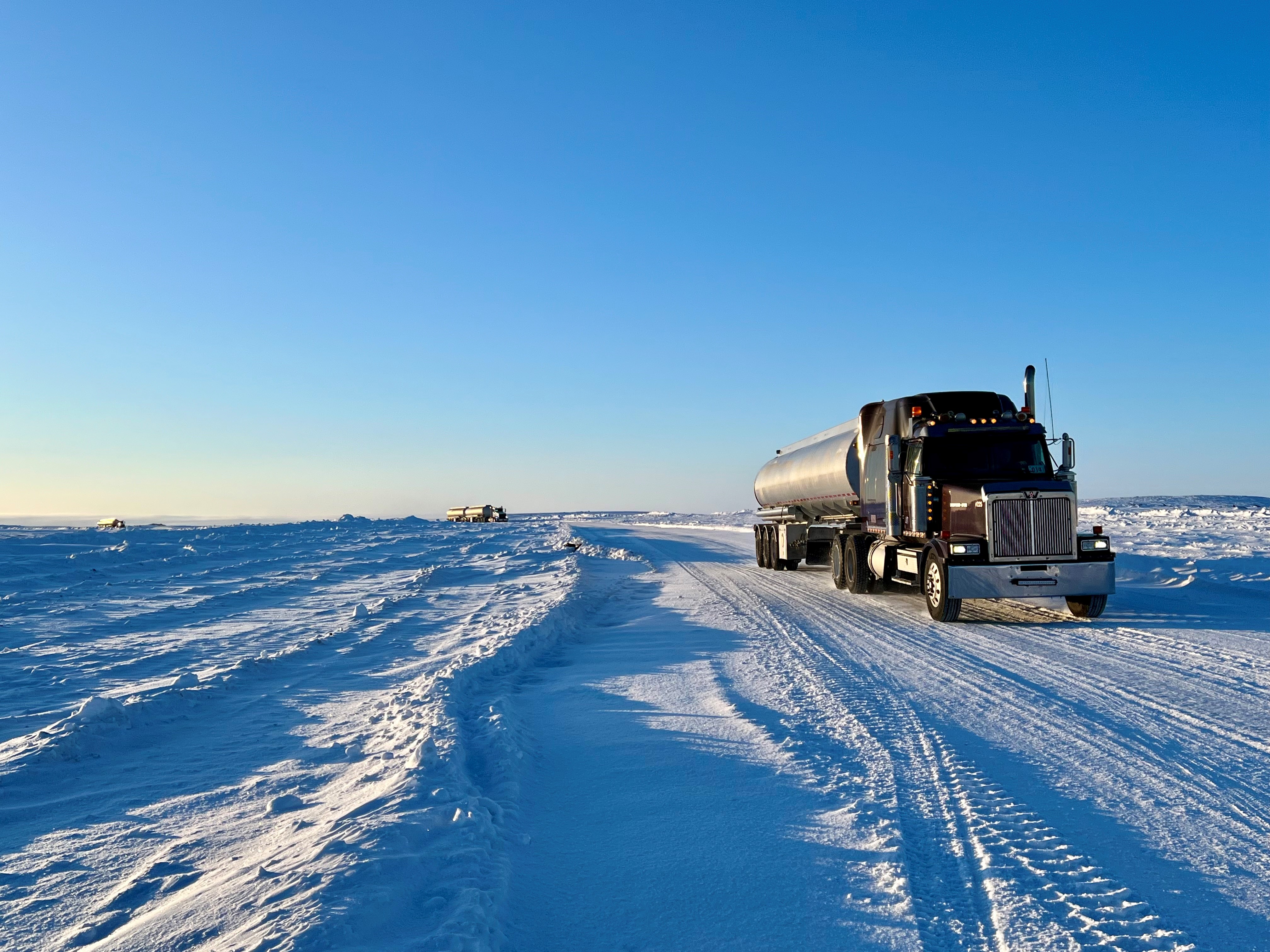 Winter ice road - March 2024