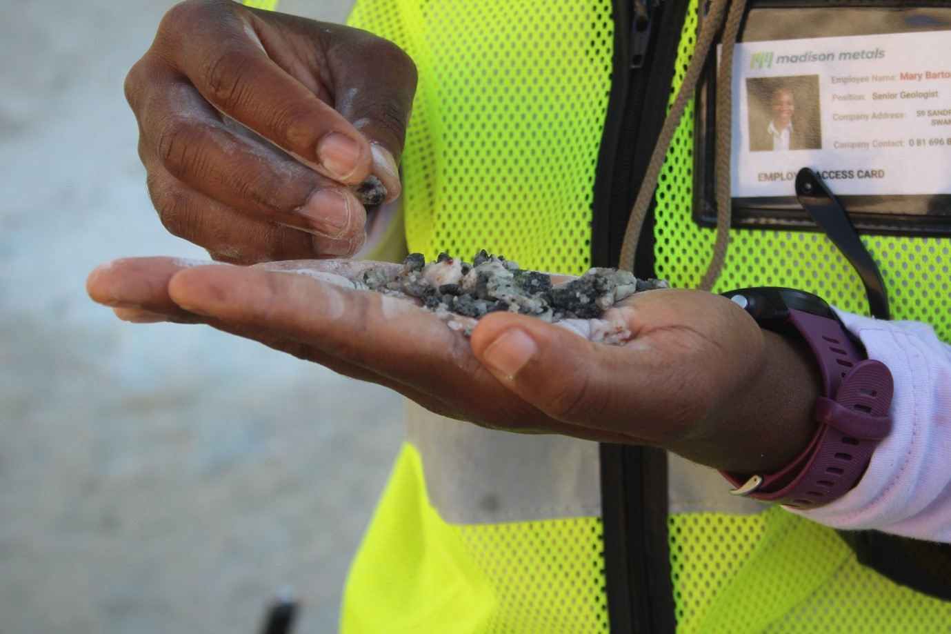 Work underway at Madison’s Khan Uranium Project, Namibia. May 22, 2024.