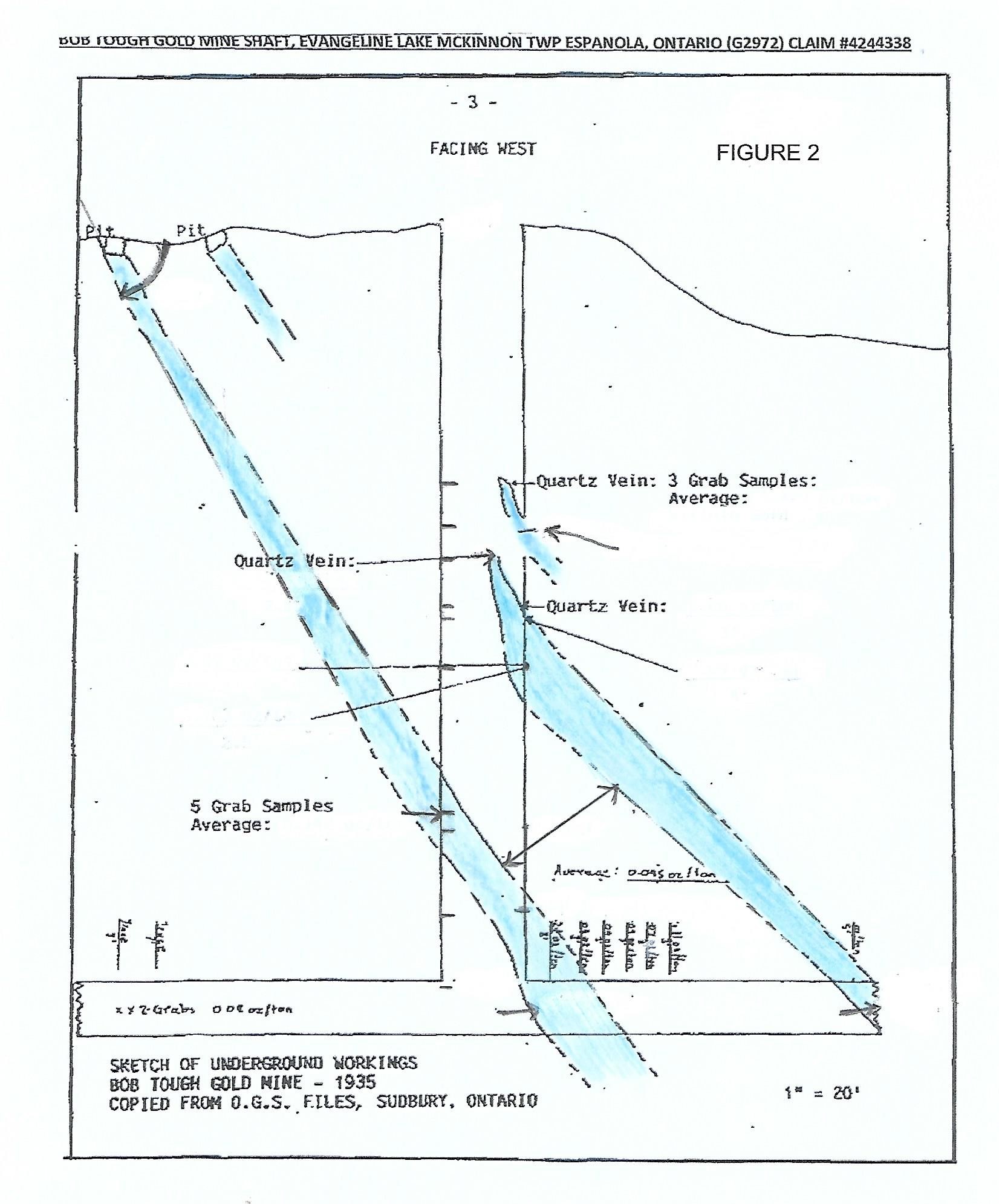 Underground Workings - Bob Tough Mine