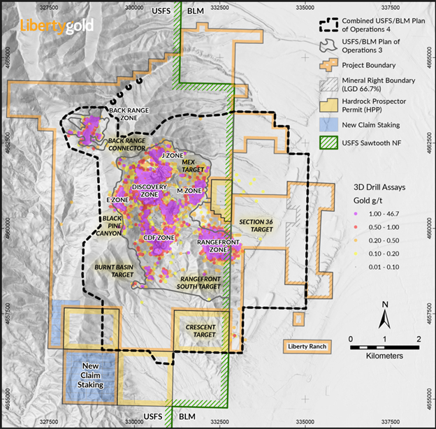 Black Pine Project and Permitting Area Map