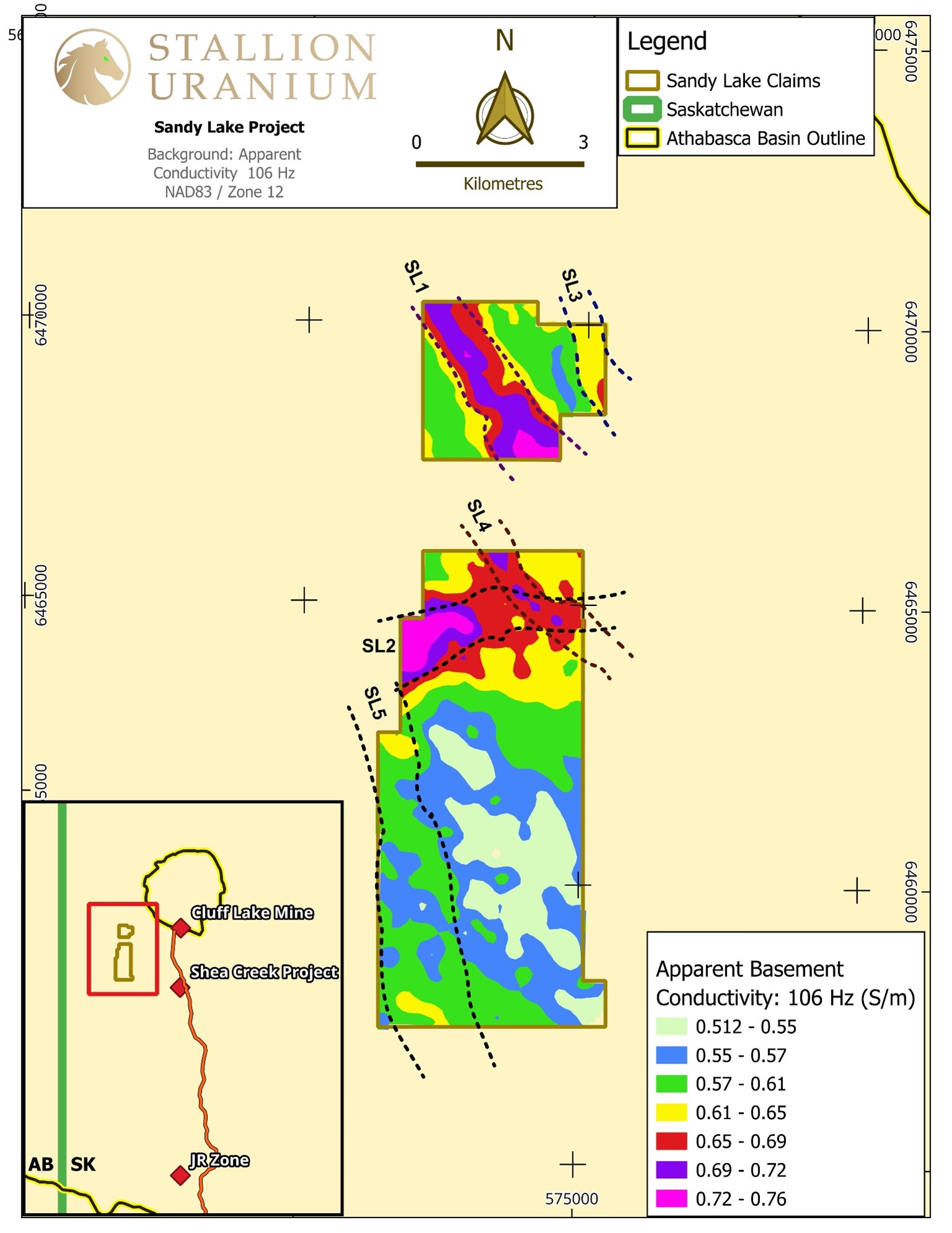 Stallion’s 100% Owned Sandy Lake Mobile MT Survey Results