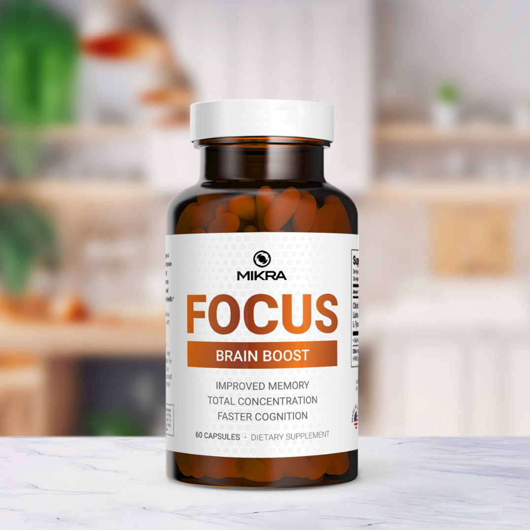 FOCUS combines a precision blend of citicoline, tyrosine and pure lion's mane mushroom to deliver superior clarity of cognition and improved memory.