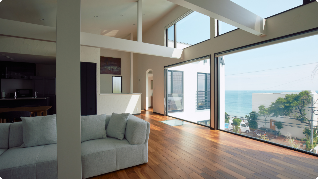 Living Room ocean view