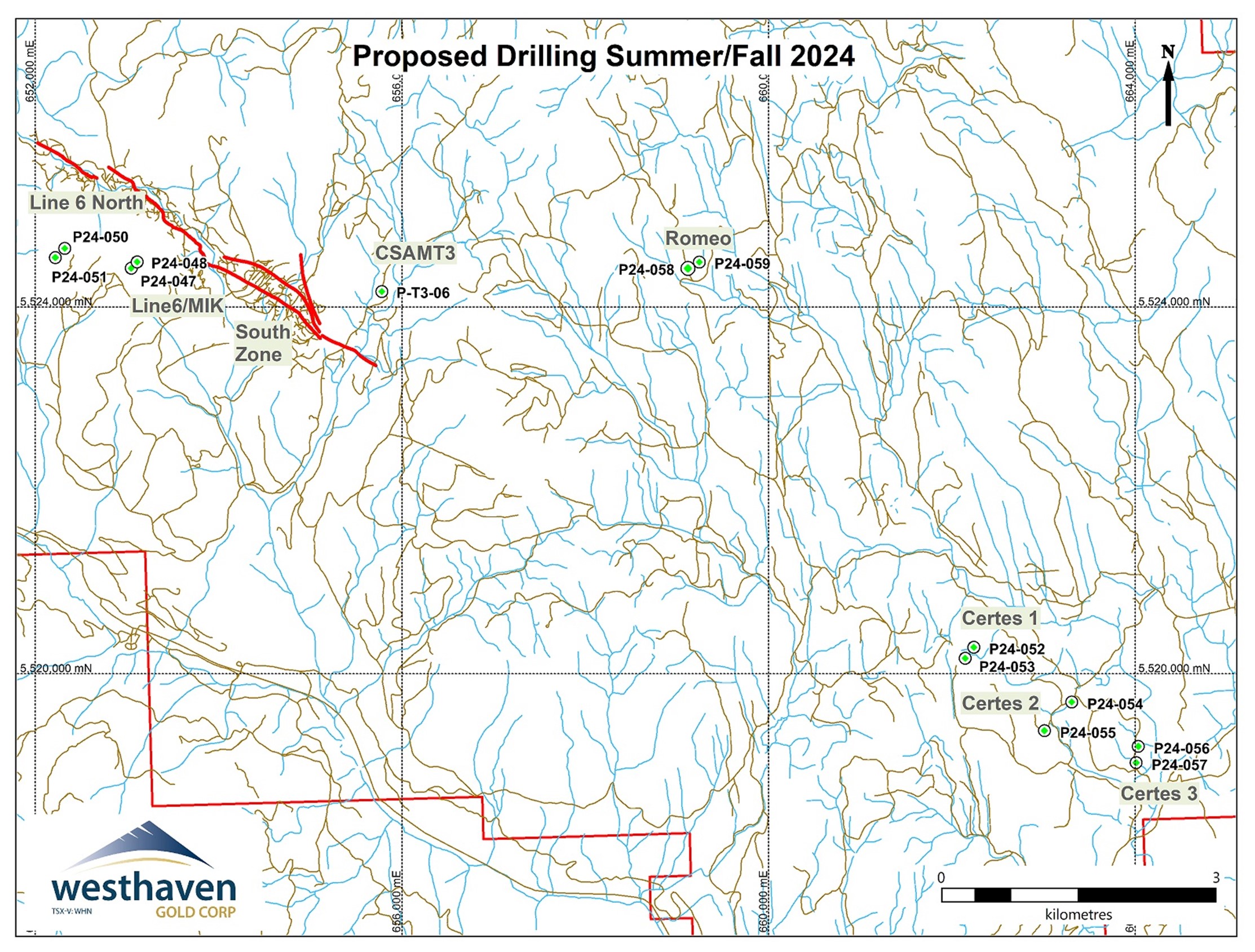 Proposed Drilling Summer/Fall 2024