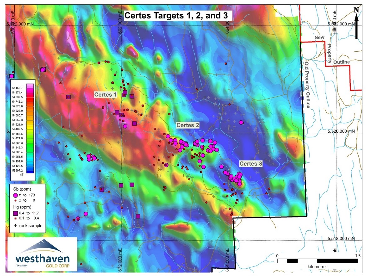 Certes Magnetics and Geochemistry