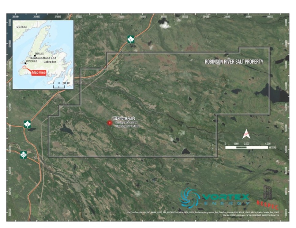 Figure 1: Exploration Drill Hole 3 Location