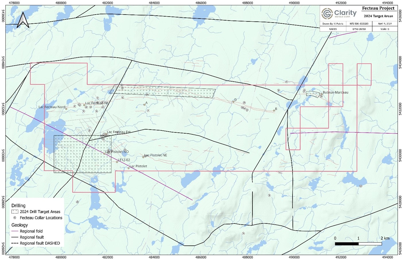 Drill Target Areas for 2024