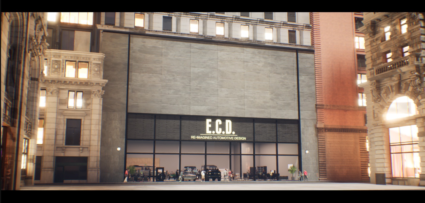 Artist rendering of future ECD retail showroom.