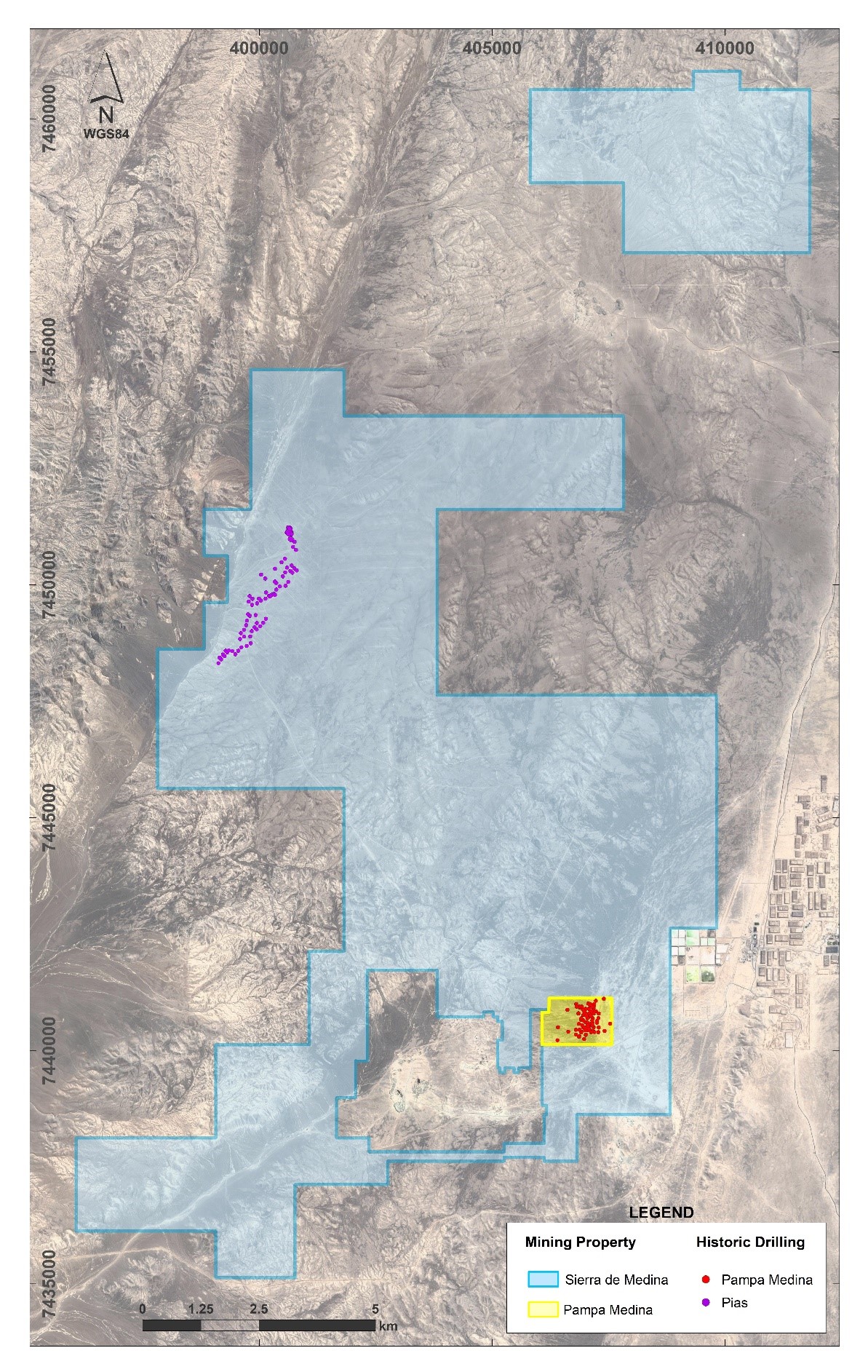 Sierra de Medina – Pampa Medina Property and Pias Target (see press release dated February 27, 2024)