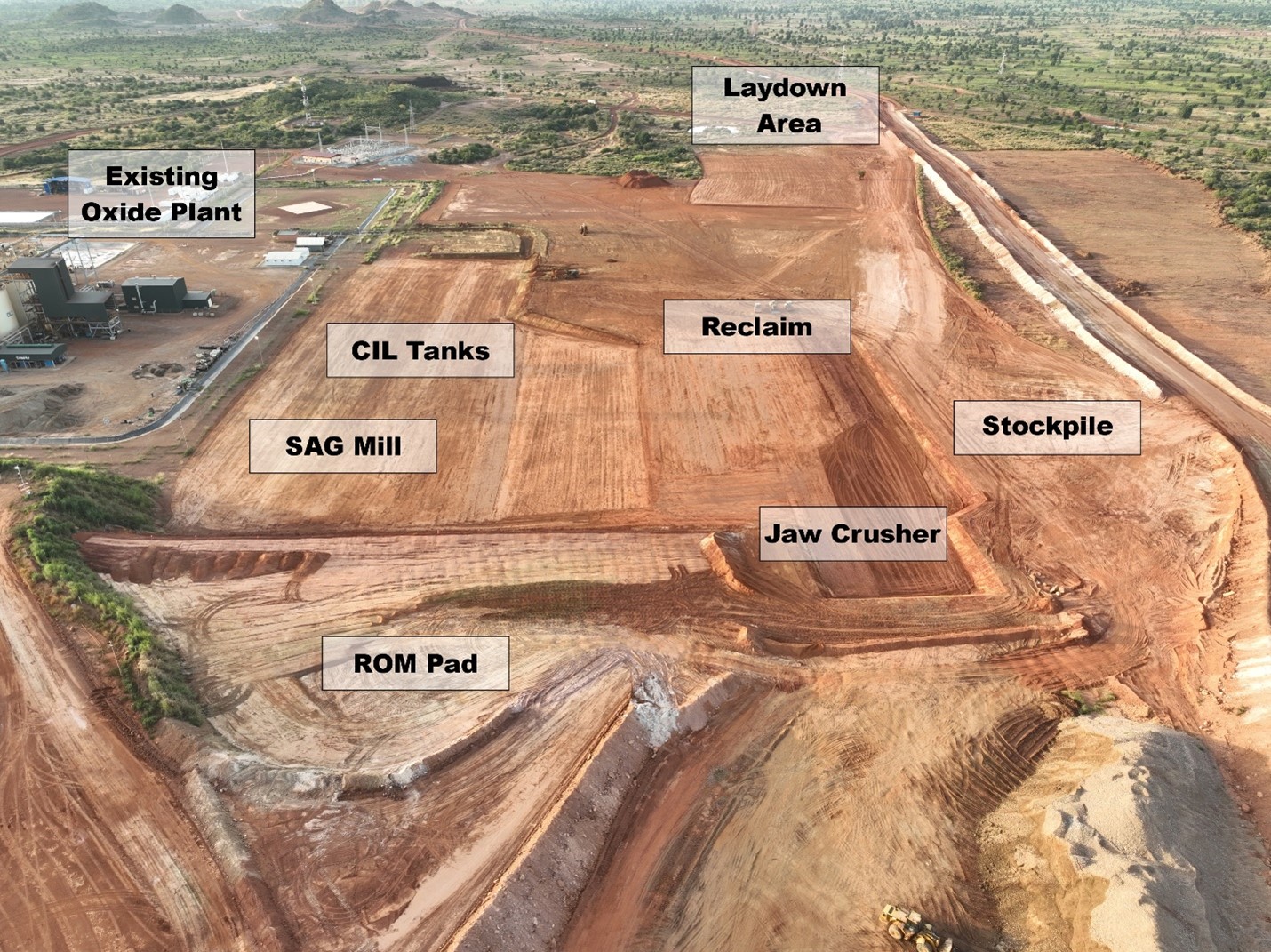 Figure 1: Hard Rock Plant Area