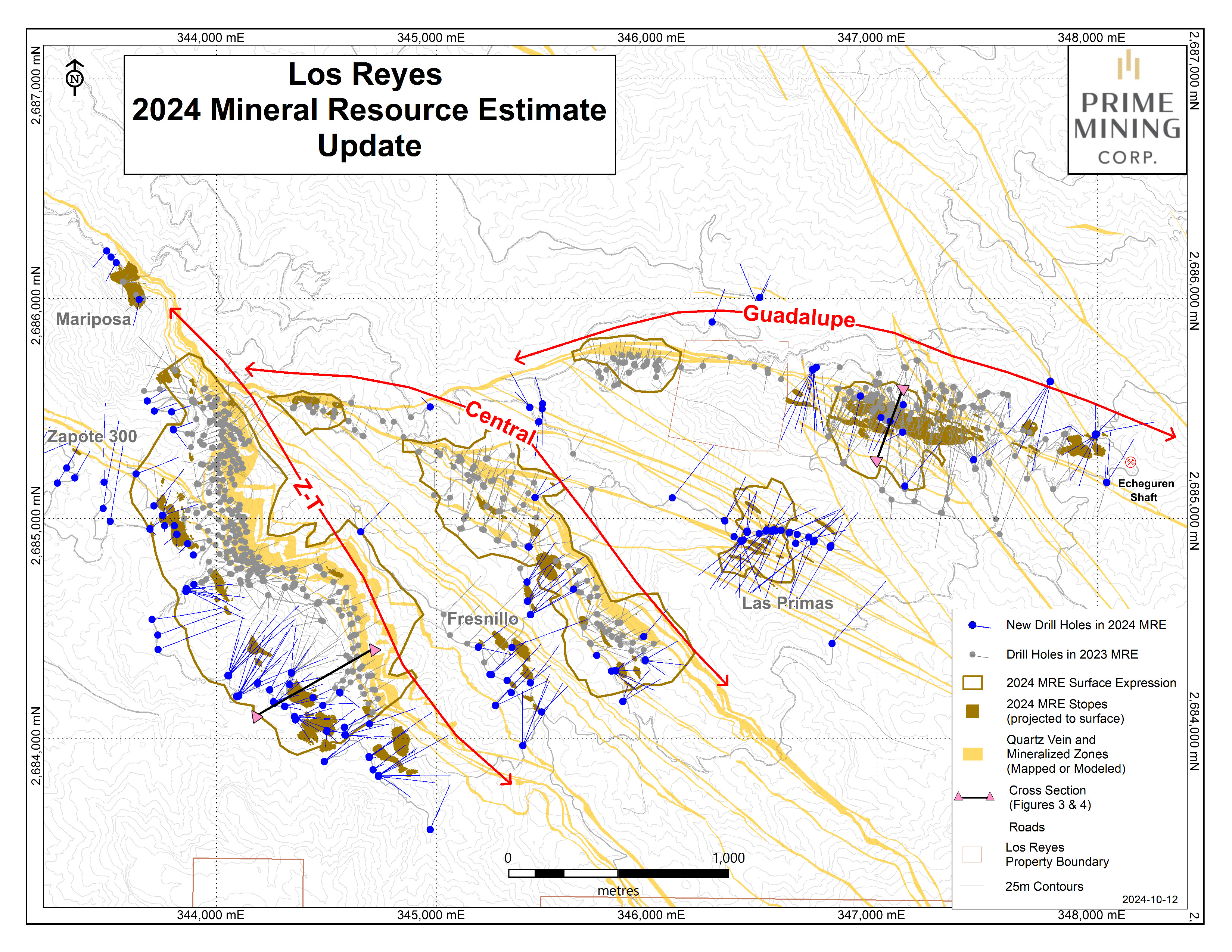 Figure 1 2024 Mineral Resource Estimate Update v4