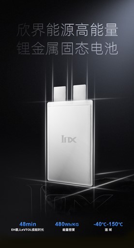 Inx’s high-performance solid-state lithium battery