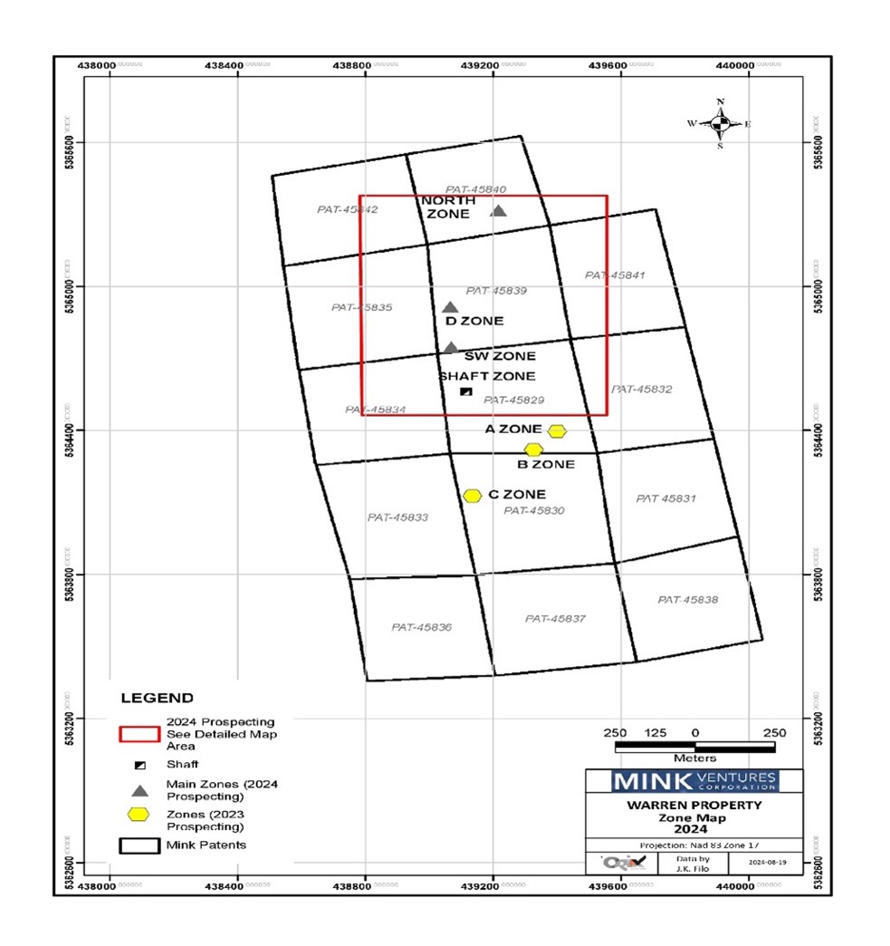 Warren Project Zone Map