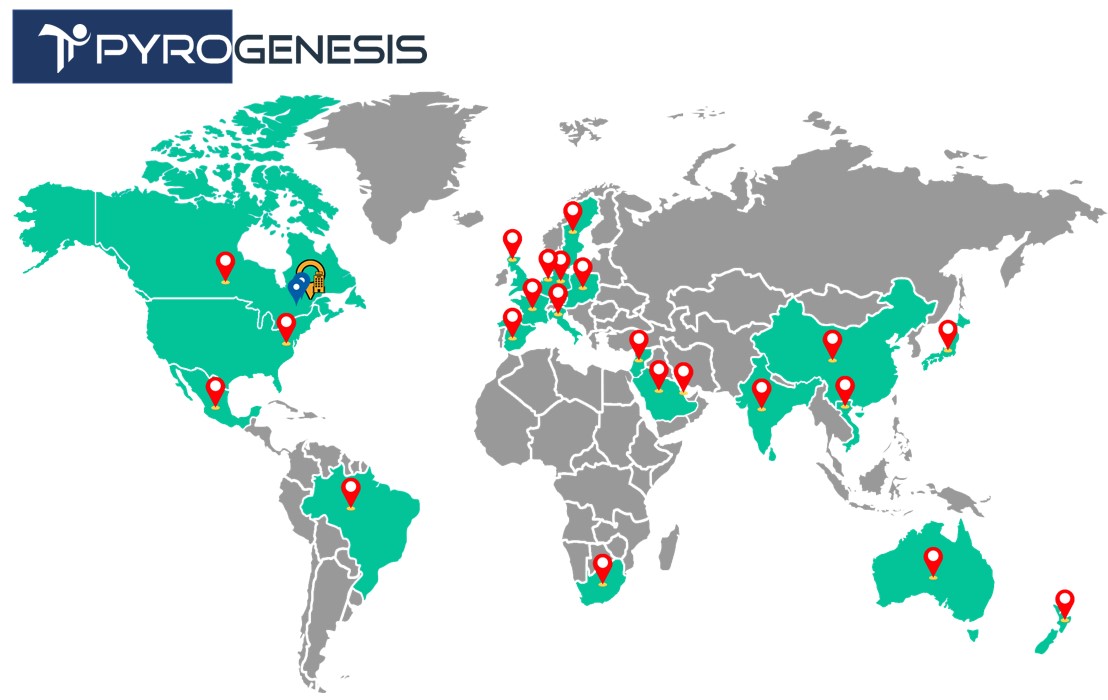 PyroGenesis Global Footprint