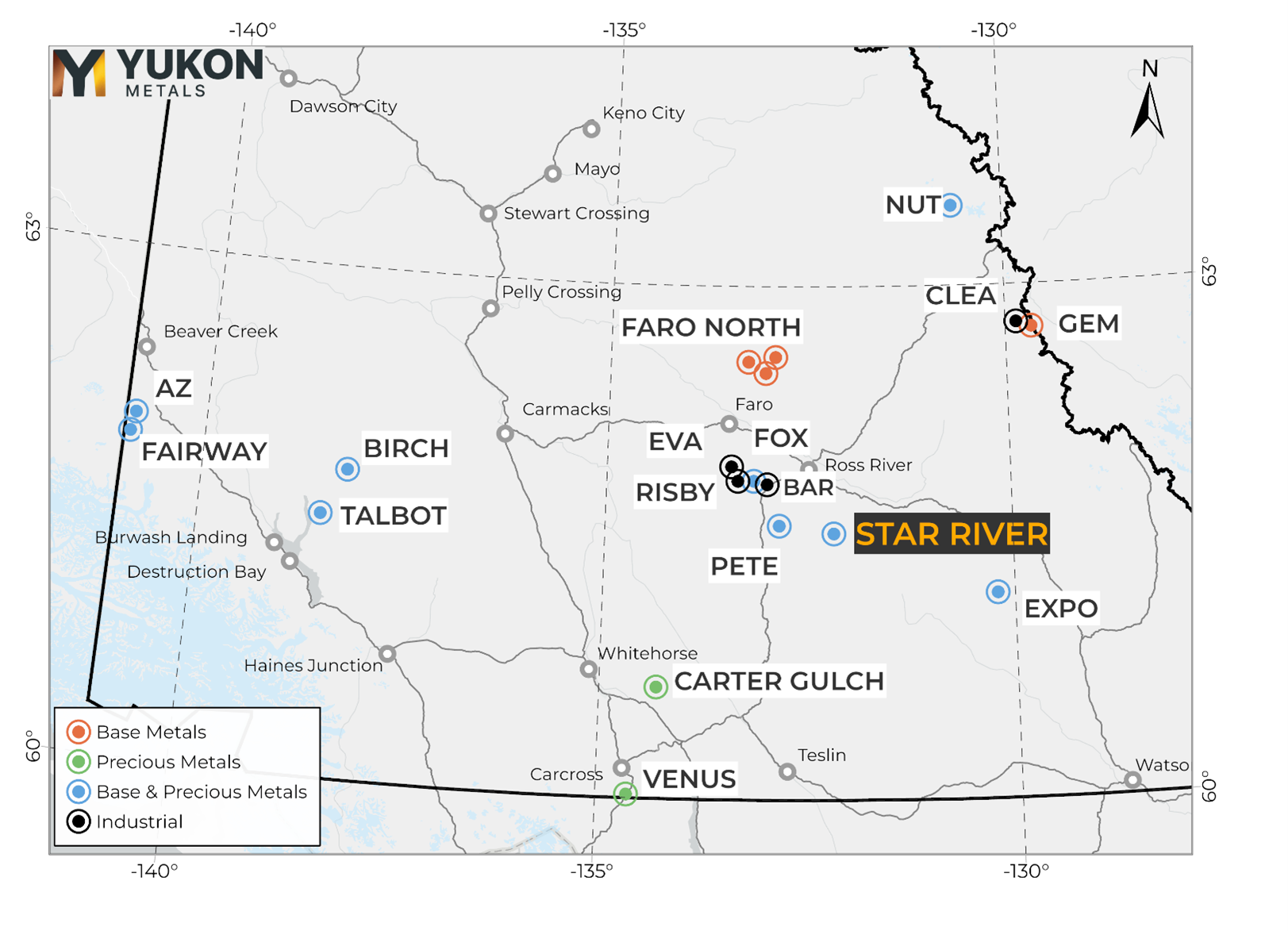 Star River Project Location Map