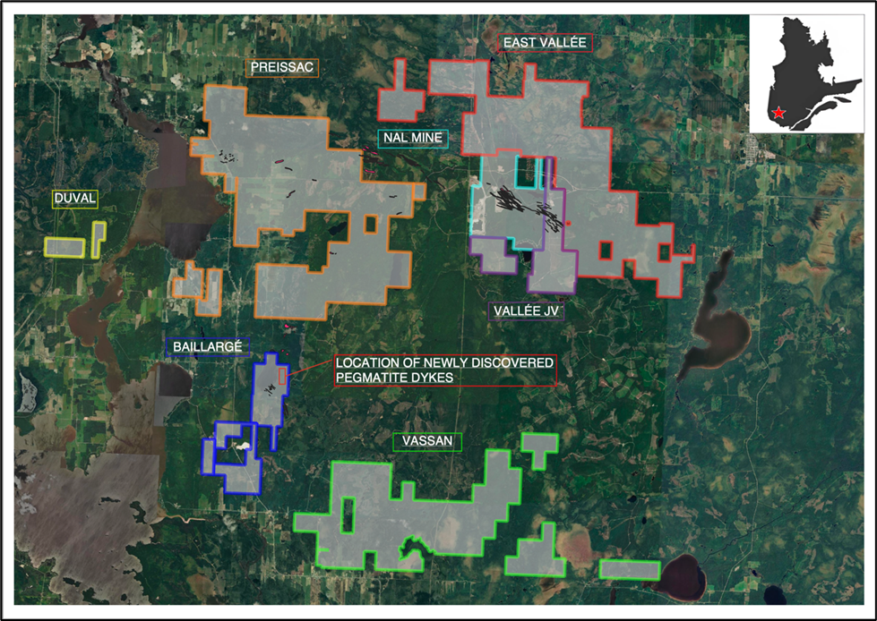 CLM Properties in vicinity of NAL Mine. Note: CLM does not hold any interests in the NAL Mine.