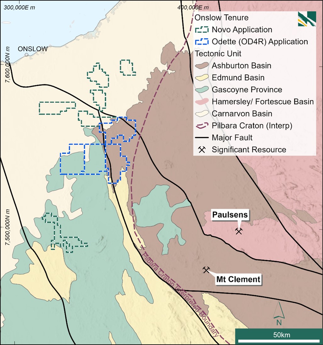 Location of the combined Toolunga Project in northern WA