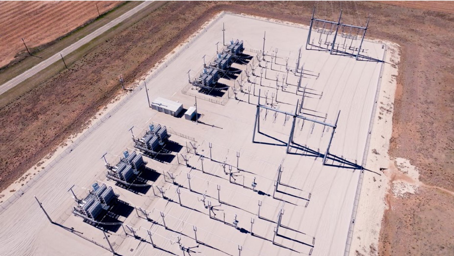 Utility Switchyard at Sweetwater 2 (Mar 2025)